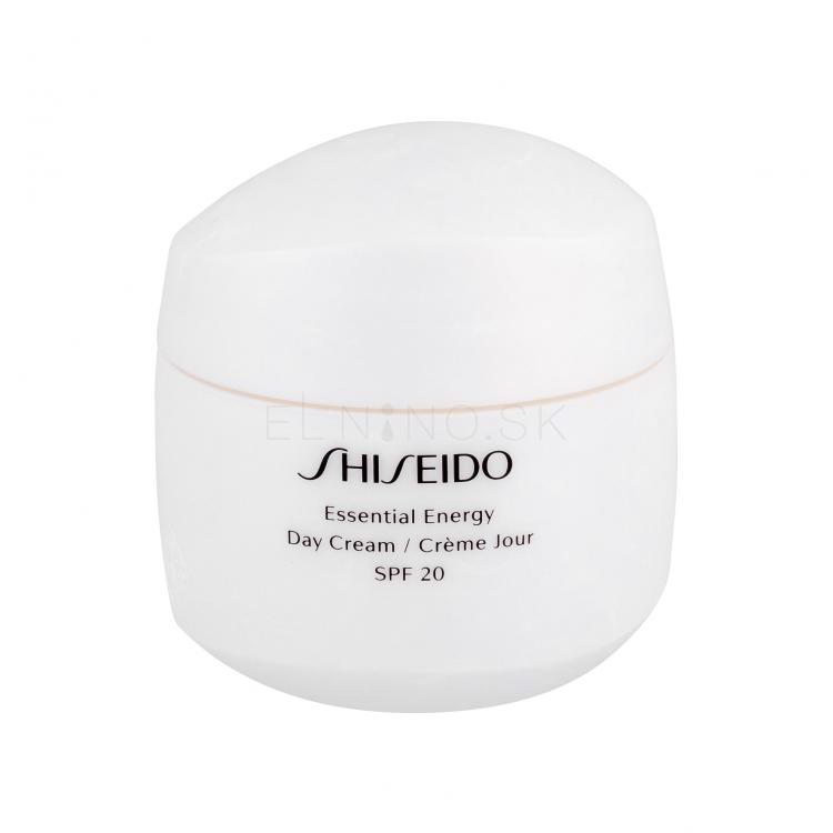 Shiseido Essential Energy Day Cream SPF20 Denný pleťový krém pre ženy 50 ml tester