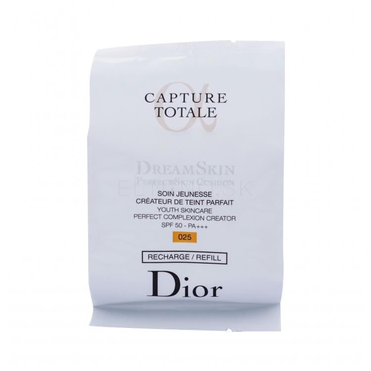 Christian Dior Capture Totale Dreamskin Moist &amp; Perfect Cushion SPF50+ Make-up pre ženy Náplň 15 g Odtieň 025 tester