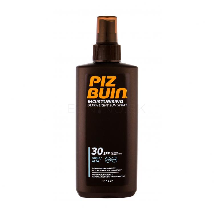 PIZ BUIN Moisturising Ultra Light Sun Spray SPF30 Opaľovací prípravok na telo 200 ml