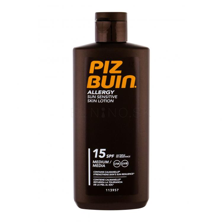 PIZ BUIN Allergy Sun Sensitive Skin Lotion SPF15 Opaľovací prípravok na telo 200 ml