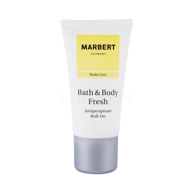 Marbert Bath &amp; Body Fresh Roll-on Antiperspirant pre ženy 50 ml