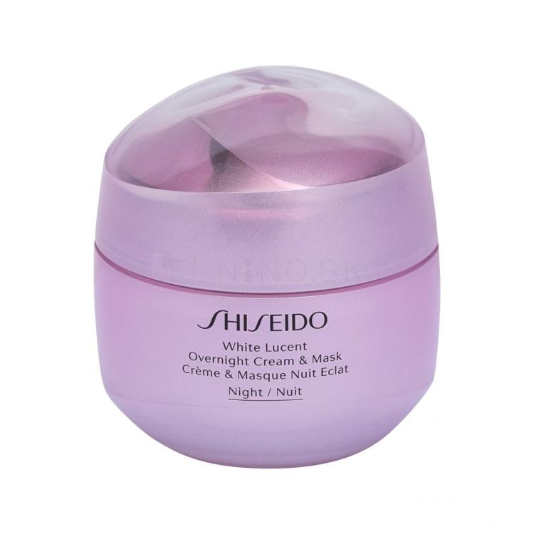 Shiseido White Lucent Overnight Cream &amp; Mask Nočný pleťový krém pre ženy 75 ml