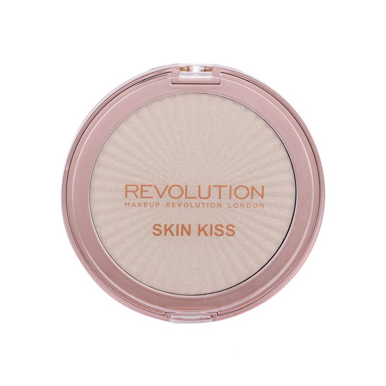 Makeup Revolution London Skin Kiss Rozjasňovač pre ženy 14 g Odtieň Ice Kiss poškodená krabička