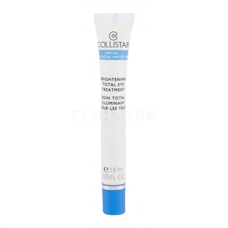 Collistar Special Essential White HP Brightening Total Eye Treatment Očný krém pre ženy 15 ml tester
