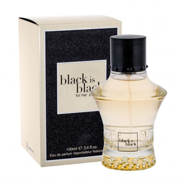 Nuparfums Black is Black Parfumovaná voda pre ženy 100 ml poškodená krabička