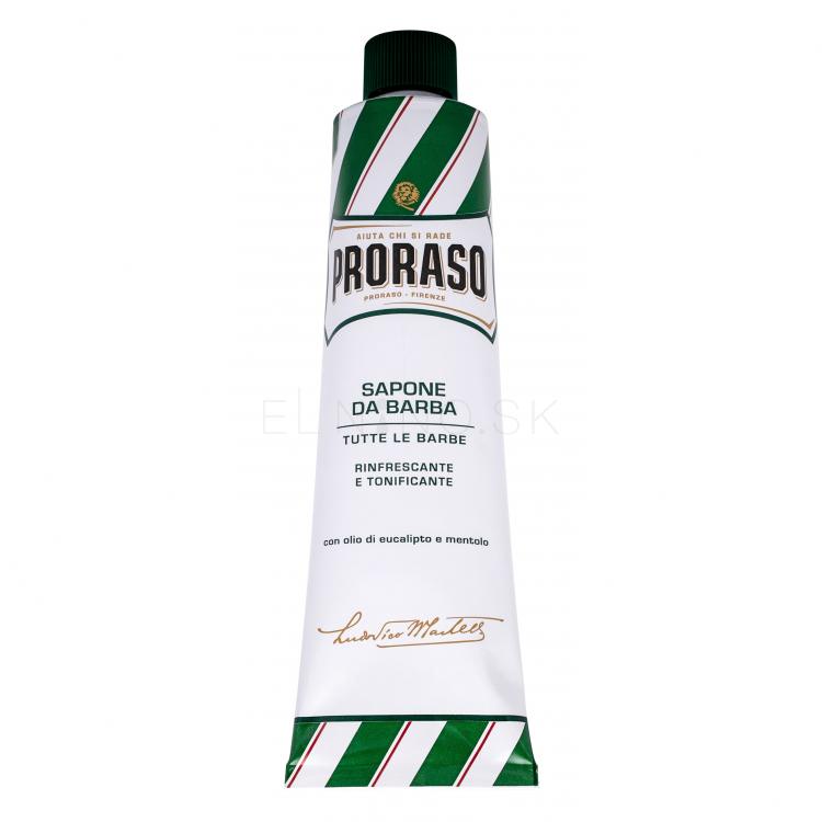 PRORASO Green Shaving Soap In A Tube Pena na holenie pre mužov 150 ml