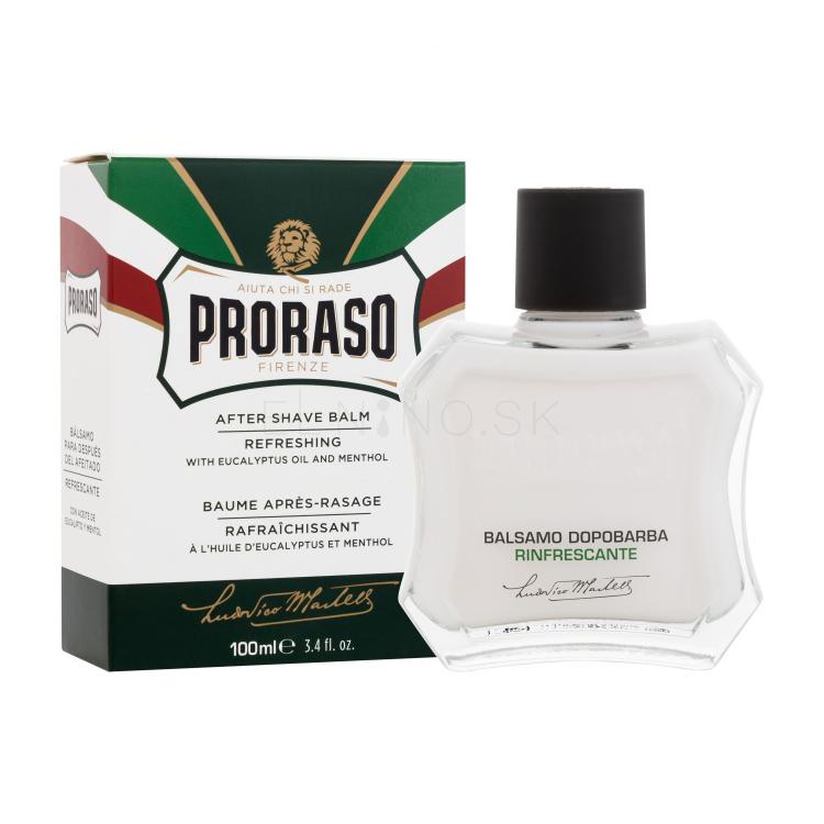 PRORASO Green After Shave Balm Balzam po holení pre mužov 100 ml