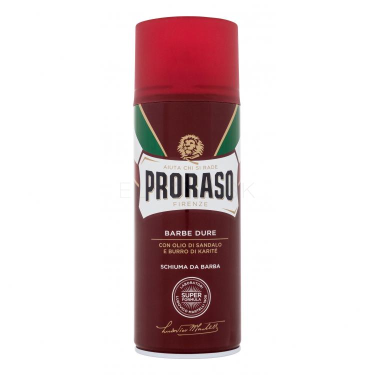 PRORASO Red Shaving Foam Pena na holenie pre mužov 400 ml