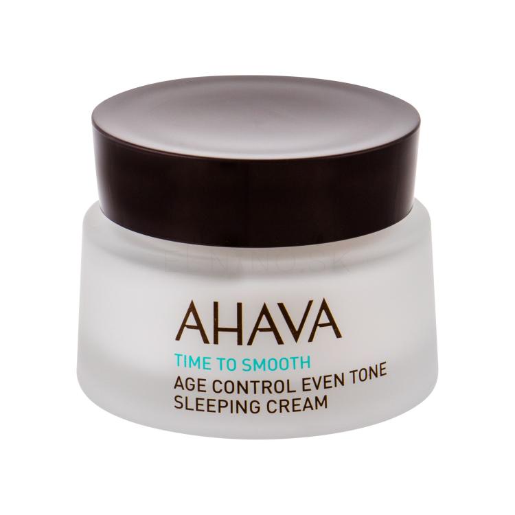 AHAVA Time To Smooth Age Control Even Tone Sleep Cream Nočný pleťový krém pre ženy 50 ml