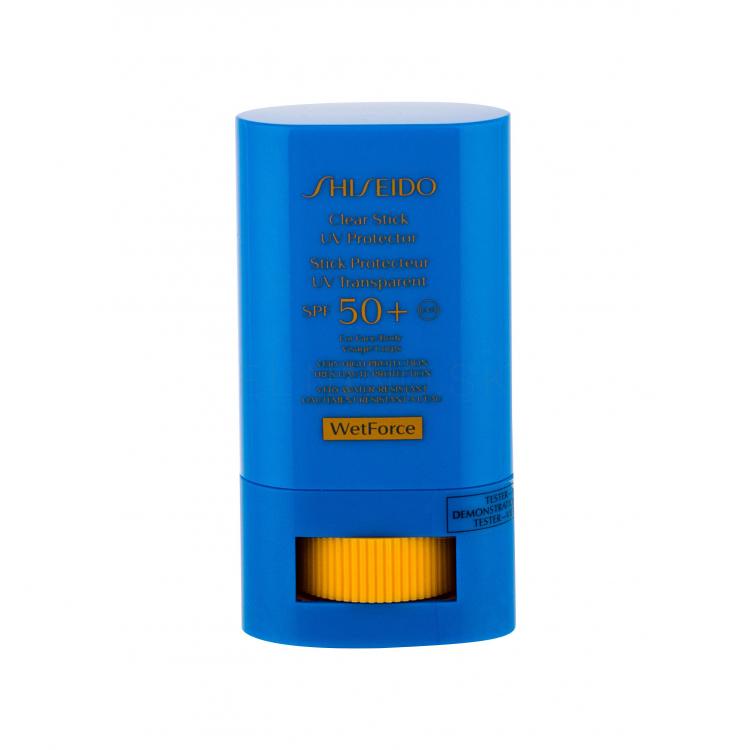 Shiseido UV Protective Clear Stick SPF50+ Opaľovací prípravok na tvár pre ženy 15 g tester