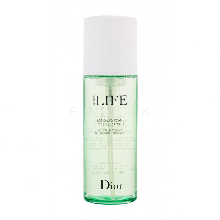 Christian Dior Hydra Life Lotion to Foam Fresh Cleanser Čistiaca pena pre ženy 190 ml tester
