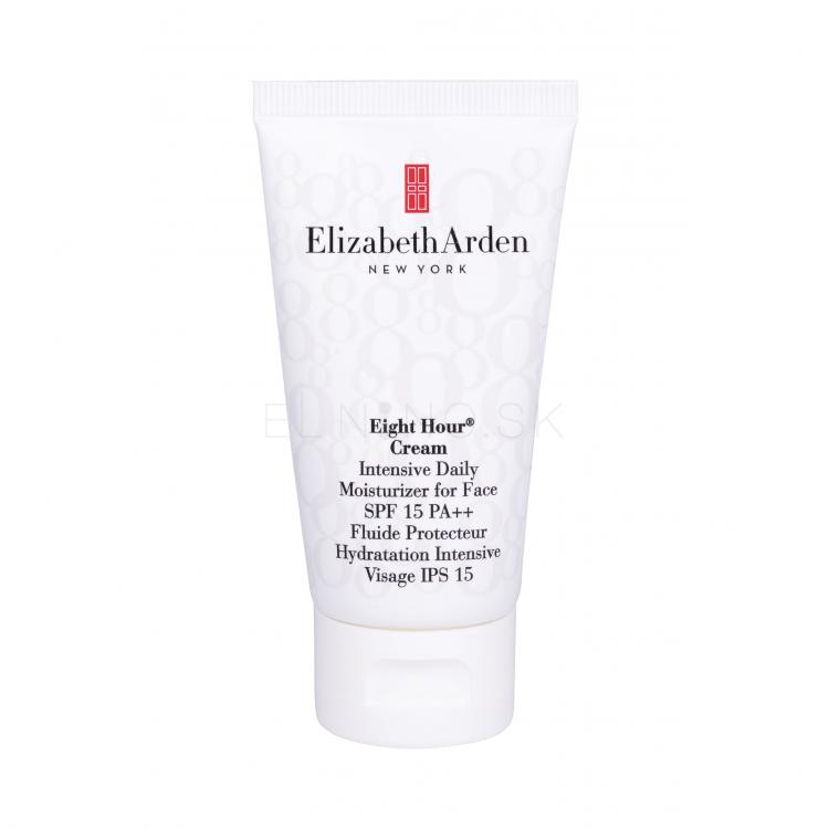Elizabeth Arden Eight Hour Cream Intensive Daily Moisturizer SPF15 Denný pleťový krém pre ženy 50 ml tester