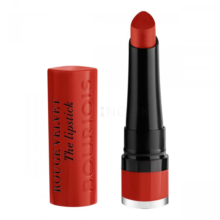 BOURJOIS Paris Rouge Velvet The Lipstick Rúž pre ženy 2,4 g Odtieň 21 Grande Roux