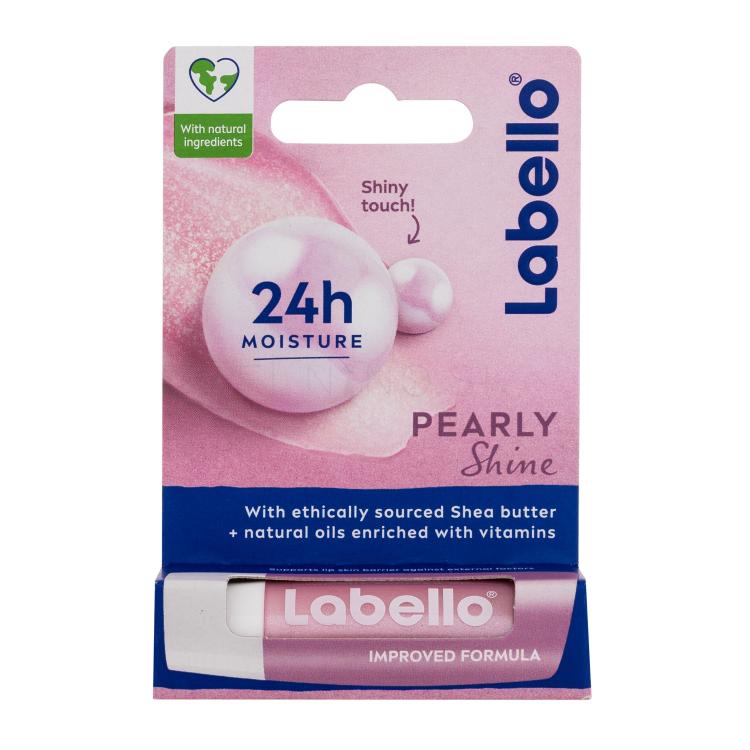 Labello Pearly Shine 24h Moisture Lip Balm Balzam na pery pre ženy 4,8 g