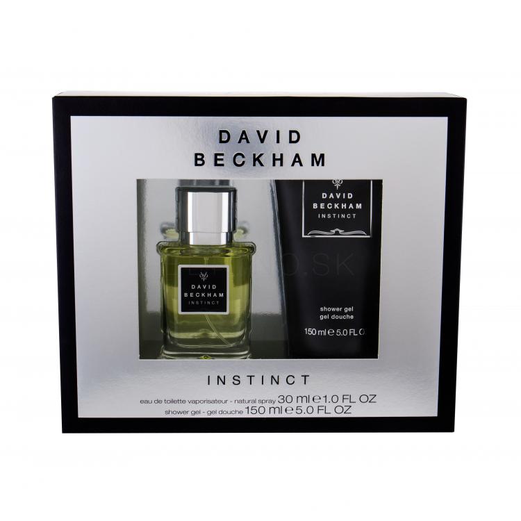 David Beckham Instinct Darčeková kazeta Edt 30ml + 150ml sprchový gel