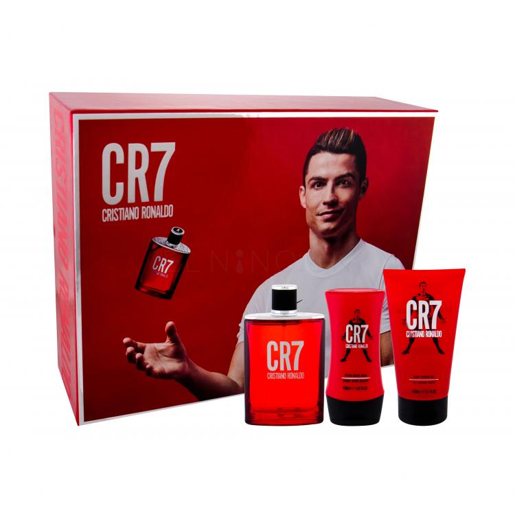 Cristiano Ronaldo CR7 Darčeková kazeta toaletná voda 100 ml + sprchovací gél 150 ml + balzam po holení 100 ml