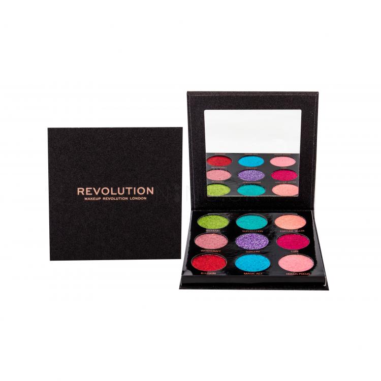 Makeup Revolution London Pressed Glitter Očný tieň pre ženy 10,8 g Odtieň Abracadabra