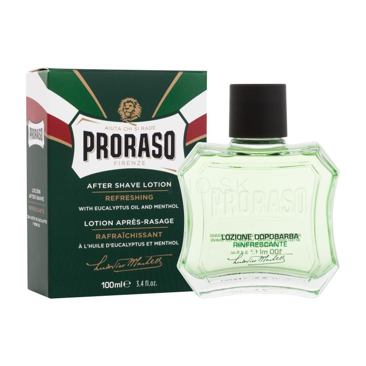 PRORASO Green After Shave Lotion Voda po holení pre mužov 100 ml
