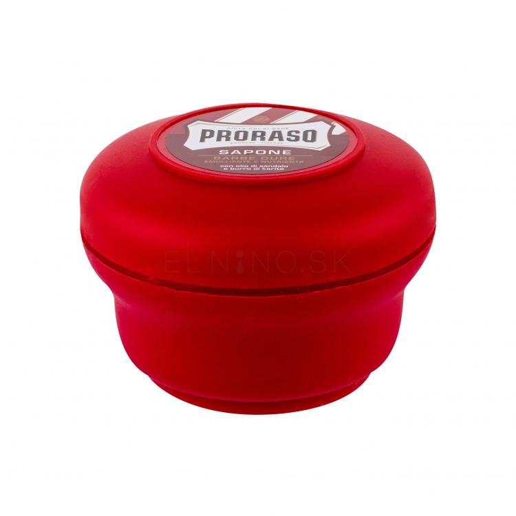 PRORASO Red Shaving Soap In A Jar Pena na holenie pre mužov 150 ml