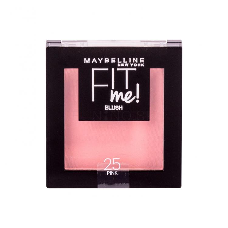 Maybelline Fit Me! Lícenka pre ženy 5 g Odtieň 25 Pink