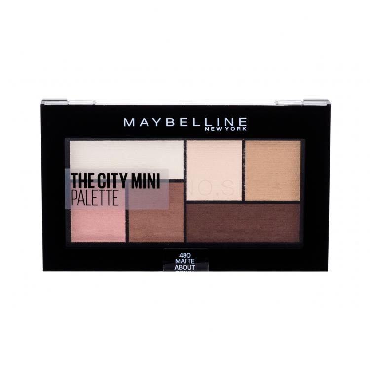 Maybelline The City Mini Očný tieň pre ženy 6 g Odtieň 480 Matte About Town