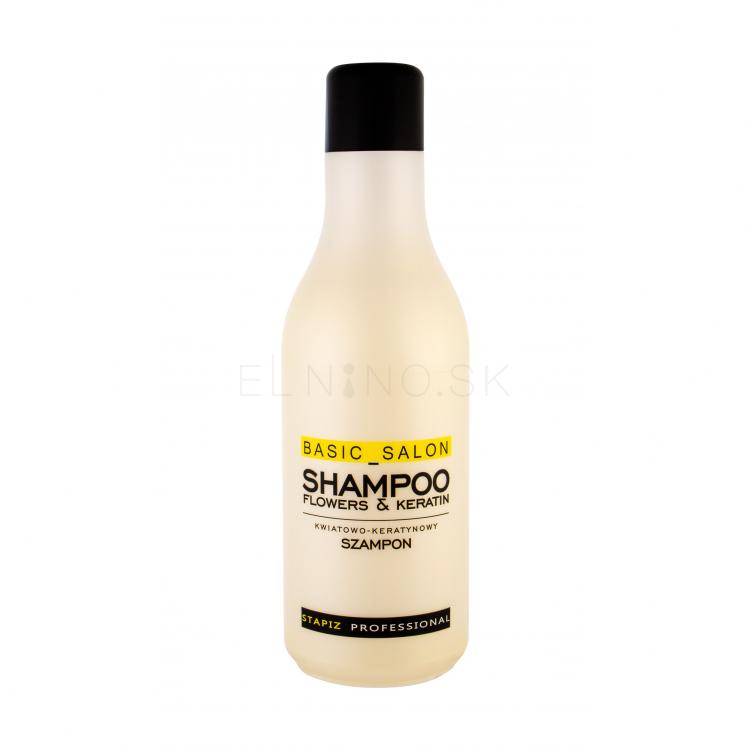 Stapiz Basic Salon Flowers &amp; Keratin Šampón pre ženy 1000 ml