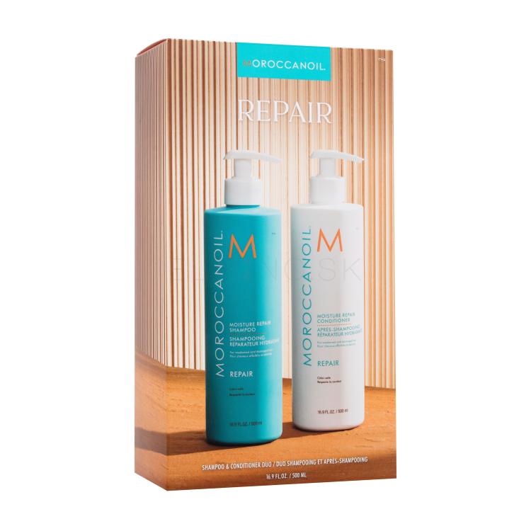 Moroccanoil Repair Duo Darčeková kazeta šampón 500 ml + kondicionér 500 ml