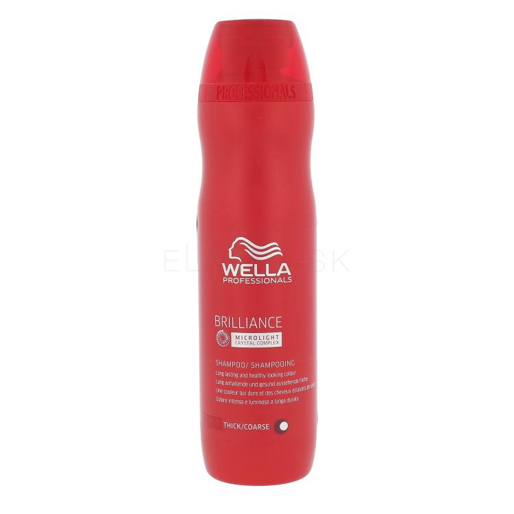 Wella Professionals Brilliance Thick Hair Šampón pre ženy 250 ml