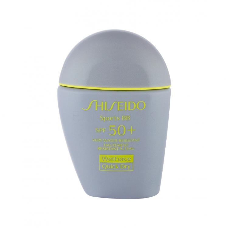 Shiseido Sports BB WetForce SPF50+ BB krém pre ženy 30 ml Odtieň Medium Dark