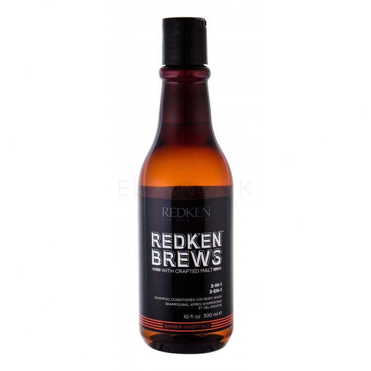 Redken Brews 3-In-1 Šampón pre mužov 300 ml