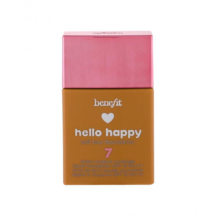 Benefit Hello Happy SPF15 Make-up pre ženy 30 ml Odtieň 07 Medium-Tan Warm
