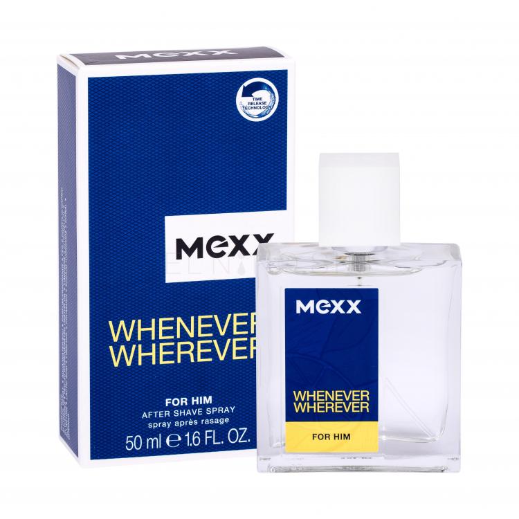 Mexx Whenever Wherever Voda po holení pre mužov 50 ml