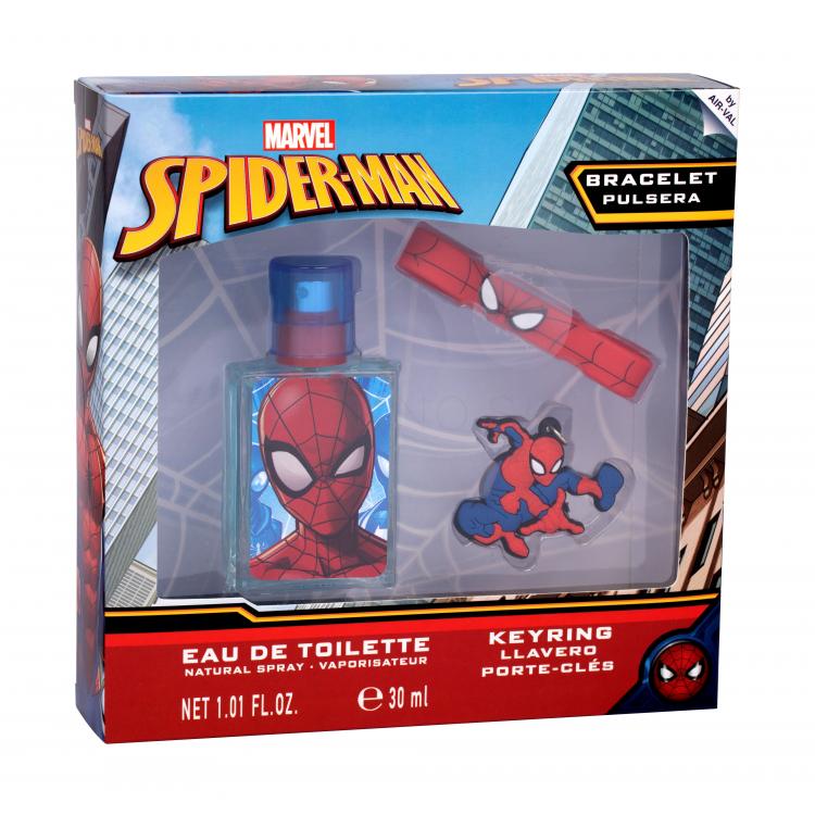 Marvel Spiderman Set Darčeková kazeta toaletná voda 30 ml + kľúčenka + náramok