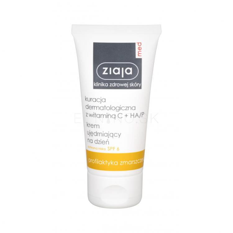 Ziaja Med Dermatological Treatment Firming Day Cream SPF6 Denný pleťový krém pre ženy 50 ml