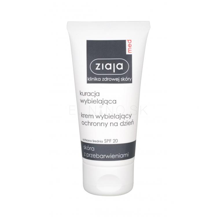 Ziaja Med Whitening Protective Day Cream SPF20 Denný pleťový krém pre ženy 50 ml
