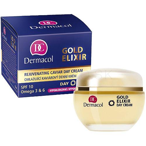 Dermacol Gold Elixir Denný pleťový krém pre ženy 50 ml poškodená krabička