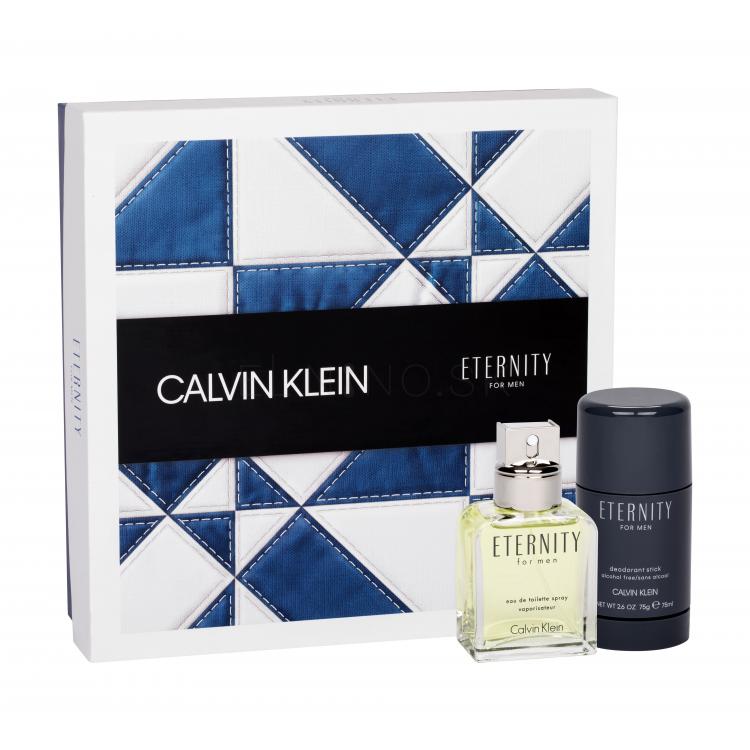 Calvin Klein Eternity For Men Darčeková kazeta toaletná voda 50 ml + deostick 75 ml