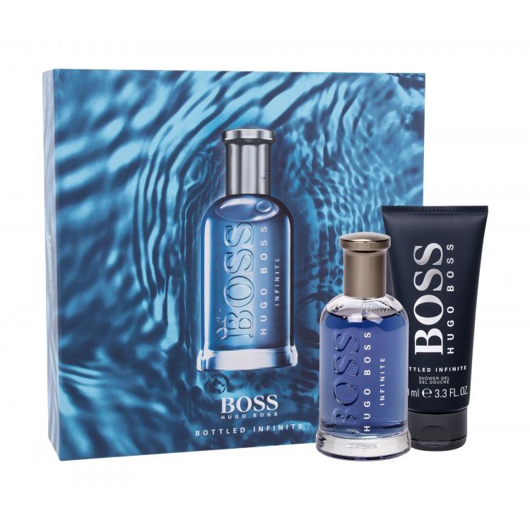 HUGO BOSS Boss Bottled Infinite Darčeková kazeta parfumovaná voda 100 ml + sprchovací gél 100 ml