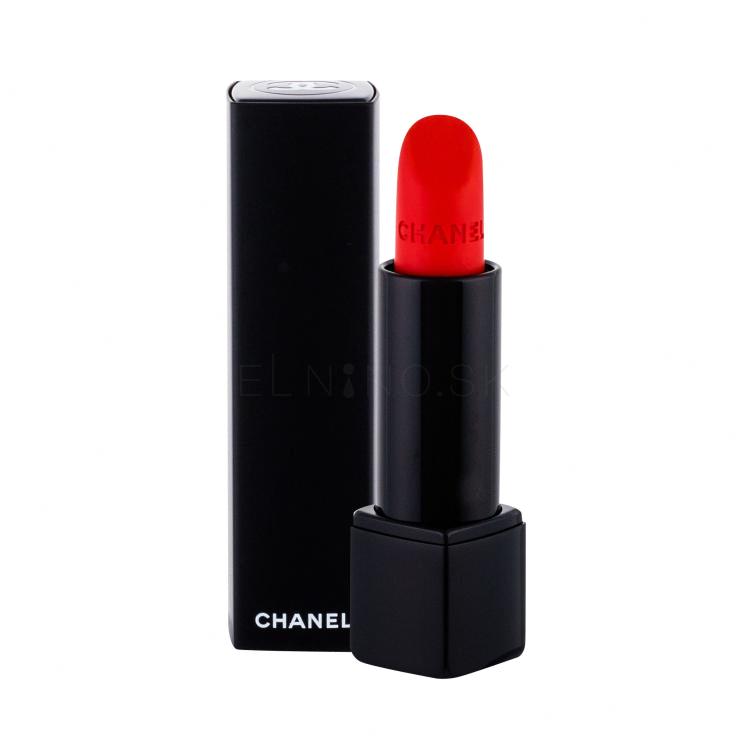 Chanel Rouge Allure Velvet Extrême Rúž pre ženy 3,5 g Odtieň 110 impressive poškodená krabička