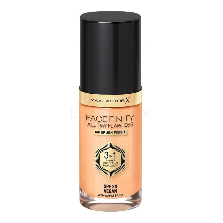 Max Factor Facefinity All Day Flawless SPF20 Make-up pre ženy 30 ml Odtieň W70 Warm Sand