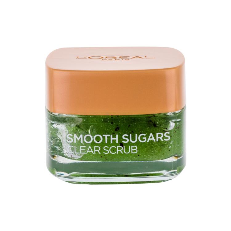 L&#039;Oréal Paris Smooth Sugars Clear Peeling pre ženy 50 ml poškodená krabička