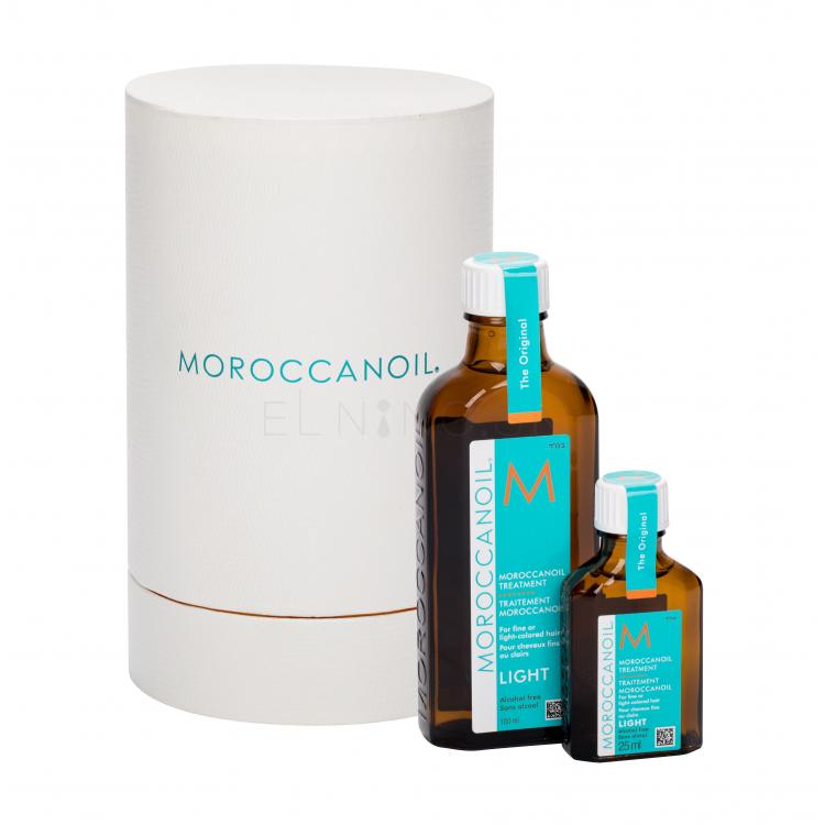 Moroccanoil Treatment Light Darčeková kazeta olej na vlasy 100 ml + olej na vlasy 25 ml