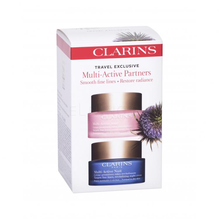 Clarins Multi-Active Darčeková kazeta denná pleťová starostlivosť 50 ml + nočná pleťová starostlivosť 50 ml