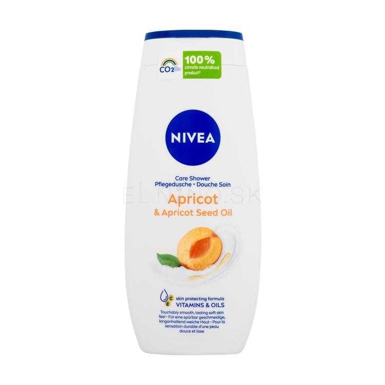 Nivea Apricot &amp; Apricot Seed Oil Sprchovací gél pre ženy 250 ml