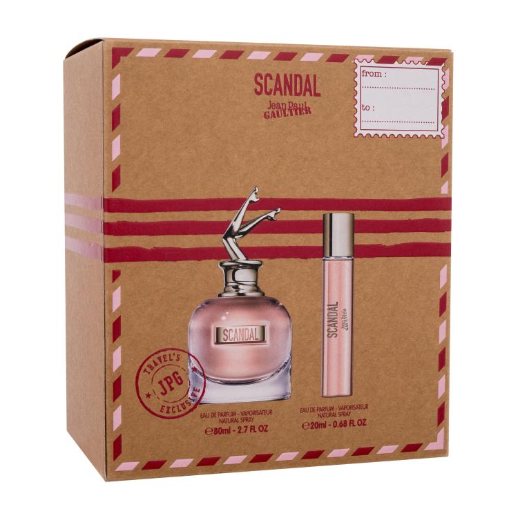 Jean Paul Gaultier Scandal Darčeková kazeta parfumovaná voda 80 ml + parfumovaná voda 20 ml