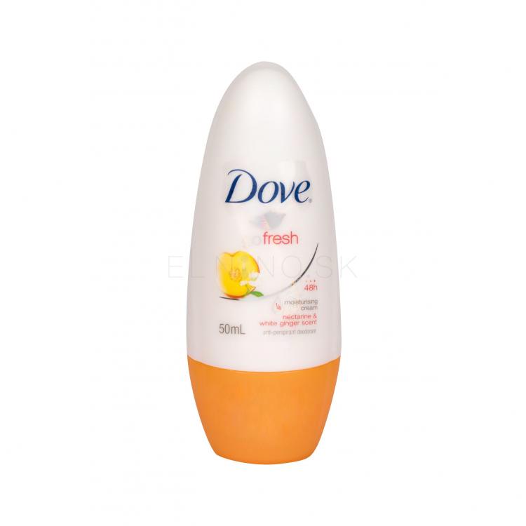 Dove Go Fresh Nectarine &amp; White Ginger 48h Antiperspirant pre ženy 50 ml