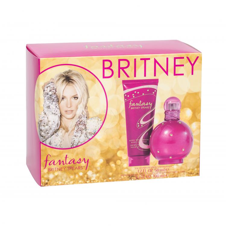 Britney Spears Fantasy Darčeková kazeta parfumovaná voda 50 ml + telový krém 100 ml