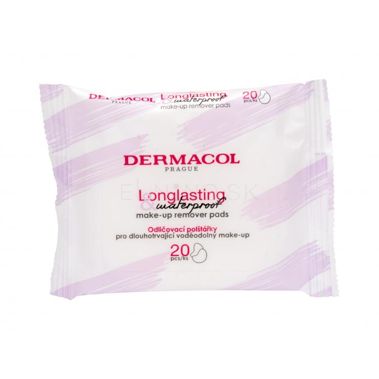 Dermacol Longlasting &amp; Waterproof Čistiace obrúsky pre ženy 20 ks