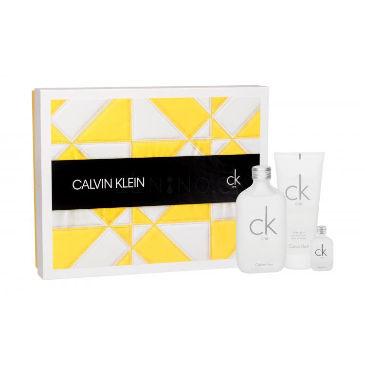 Calvin Klein CK One Darčeková kazeta toaletná voda 100 ml + toaletná voda 10 ml + sprchovací gél 100 ml