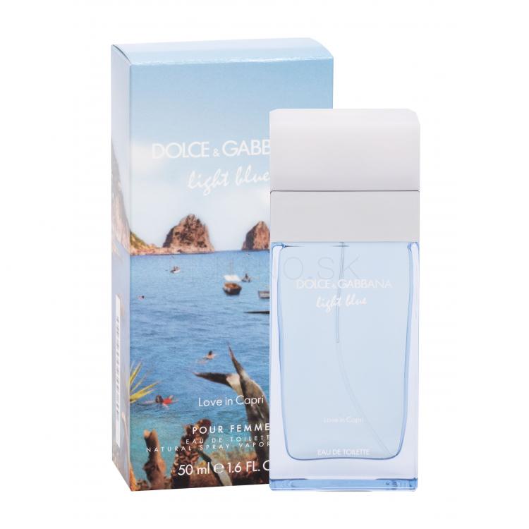 Dolce&amp;Gabbana Light Blue Love in Capri Toaletná voda pre ženy 50 ml